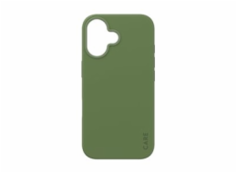 CARE by PanzerGlass - Zadní kryt pro mobilní telefon - kompatibilita s MagSafe - oleofóbní povrch, termoplastický polyuretan (TPU), polykarbonát (PC) - pikantní zelená - pro Apple iPhone 16
