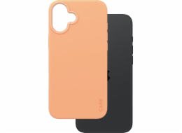 CARE by PanzerGlass - Zadní kryt pro mobilní telefon - kompatibilita s MagSafe - termoplastický polyuretan (TPU), polykarbonát (PC), oleofóbní povrch - broskvová jemná chlupatost - pro Apple iPhone 16