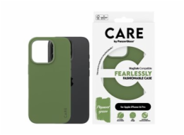 CARE by PanzerGlass - Zadní kryt pro mobilní telefon - kompatibilita s MagSafe - termoplastický polyuretan (TPU), polykarbonát (PC) - pikantní zelená - pro Apple iPhone 16 Pro