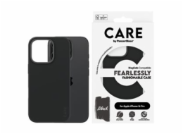 CARE by PanzerGlass - Zadní kryt pro mobilní telefon - kompatibilita s MagSafe - termoplastický polyuretan (TPU), polykarbonát (PC), oleofóbní povrch - černá - pro Apple iPhone 16 Pro