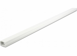 Delock - Kabelovod s krytem - 1 m - bílá