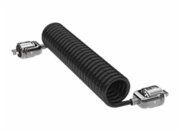 Compulocks Dual Head Coiled Keyed Cable Lock - Bezpečnostní kabelový zámek