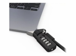 Compulocks Ledge Lock Adapter for MacBook Air 13" M2-M4 with Combination Lock Silver - Adaptér bezpečnostního kabelového zámku - s číselný kabelový zámek - pro Apple MacBook Air M2