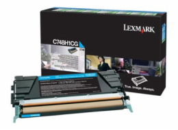 Lexmark - Vysoká výtěžnost - azurová - originální - kazeta s barvivem LCCP, LRP - pro Lexmark C748de, C748dte, C748e