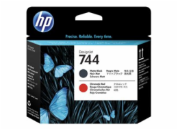 HP 744 Matte Black & Red Printhead