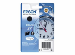 Epson 27 - 6.2 ml - černá - originální - blistr s RF / akustickým alarmem - inkoustová cartridge - pro WorkForce WF-3620, WF-3640, WF-7110, WF-7610, WF-7620, WF-7715, WF-7720