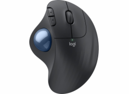 Logitech Ergo Series ERGO M575S - Kulový ovládač - ergonomický - optický - 5 tlačítka - bezdrátový - Bluetooth, 2.4 GHz - USB přijímač Logitech Logi Bolt - grafit
