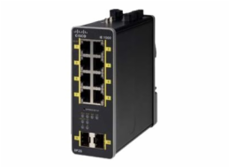 Cisco Industrial Ethernet 1000 Series - Přepínač - řízený - 8 x 10/100/1000 (PoE+) + 2 x 1000Base-X SFP (uplink) - lze montovat na konzolu DIN - PoE+ - napájení DC