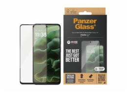 PanzerGlass - Ochrana obrazovky pro mobilní telefon - ultra široký tvar - sklo - barva rámu černá - pro Motorola Moto G35