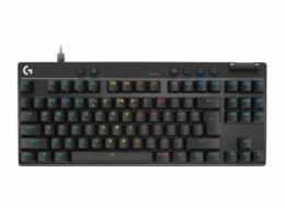 Logitech G PRO X RAPID - Klávesnice - TKL - podsvícení - USB - QWERTY - US mezinárodní - klávesový spínač: Linear - černá