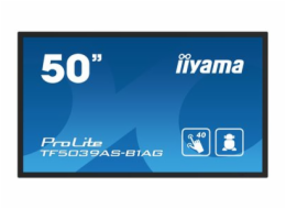 iiyama ProLite TF5039AS-B1AG - 50" Třída úhlopříčky (49.5" zobrazitelný) displej LCD s LED podsvícením - digital signage - s vestavěný mediální přehrávač a dotyková obrazovka (multi touch) - Android -