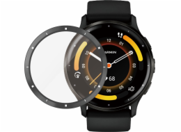 PanzerGlass - Ochrana obrazovky pro chytré hodinky - sklo - barva rámu černá - pro Garmin Venu 3