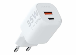 xtorm XEC035 - Síťový adaptér - GaN2 Ultra - 35 Watt - PD, QC 3.0 - 2 výstupní konektory (USB, 24 pin USB-C)