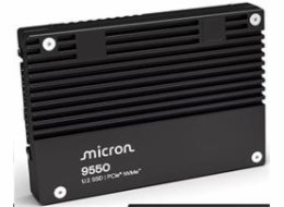 Micron 9550 PRO - SSD - Read Intensive - šifrovaný - 15.36 TB - interní - 2.5" - PCI Express 5.0 x4 (NVMe) - AES 256 bitů - TCG Opal Encryption 2.0, Self-Encrypting Drive (SED) - kompatibilní s TAA