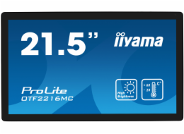 iiyama ProLite OTF2216MC-B1 - LED monitor - 22" (21.5" zobrazitelný) - open frame - dotykový displej - 1920 x 1080 Full HD (1080p) @ 60 Hz - VA - 1100 cd/m2 - 5000:1 - 25 ms - HDMI, VGA, DisplayPort -