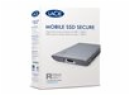LaCie Mobile Secure STKH2000800 - SSD - High Performance - šifrovaný - 2 TB - externí (přenosný) - USB 3.2 Gen 2 (USB-C konektor) - AES 256 bitů - šedá space gray - s 3 roky Seagate Rescue Data Recove
