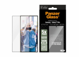 PanzerGlass Ceramic Protection - Ochrana obrazovky pro mobilní telefon - ultra široký tvar - sklo - barva rámu černá