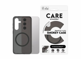 CARE by PanzerGlass Urban Combat - Zadní kryt pro mobilní telefon - polykarbonát, termoplastický polyuretan (TPU) - kouřová smokey, černá - pro Samsung Galaxy S25