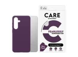 CARE by PanzerGlass - Zadní kryt pro mobilní telefon - termoplastický polyuretan (TPU) - švestkově purpurová - pro Samsung Galaxy S25