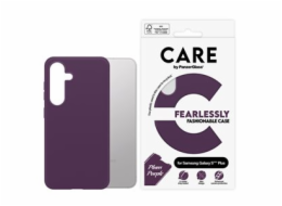 CARE by PanzerGlass - Zadní kryt pro mobilní telefon - vlajková loď - 100% recyklovaný termoplastický polyuretan (TPU) - švestkově purpurová - pro Samsung Galaxy S25+