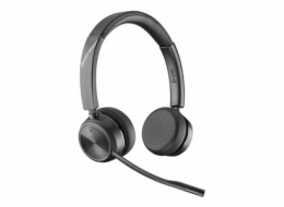 Poly Savi 7220 Office - Savi 7200 Series - náhlavní souprava - náhlavní - DECT - bezdrátový - černá