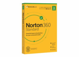 Norton 360 Standard - Pro Tech Data - licence na předplatné (1 rok) - 1 zařízení, cloudové úložiště 10 GB - stažení - ESD - Win, Mac, Android, iOS - Česká republika, Střední Evropa