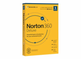 Norton 360 Deluxe - Pro Tech Data - licence na předplatné (1 rok) - 5 zařízení, cloudové úložiště 50 GB - stažení - ESD - Win, Android, iOS, Mac - Střední Evropa, Česká republika