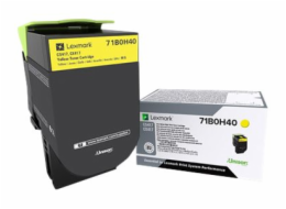 Lexmark X417 - Vysoká výtěžnost - žlutá - originální - kazeta s barvivem LCCP - pro Lexmark CS417dn, CS517de, CX417de, CX517de