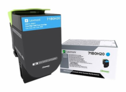 Lexmark X417 - Vysoká výtěžnost - azurová - originální - kazeta s barvivem LCCP - pro Lexmark CS417dn, CS517de, CX417de, CX517de