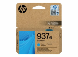 HP 937e EvoMore - Azurová - originální - inkoustová cartridge - pro Officejet Pro 9110b, 9120e, 9720E, 9730e
