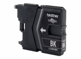 Brother LC985BK - Černá - originální - blistr s akustickým / elektromagnetickým alarmem - inkoustová cartridge - pro Brother DCP-J125, DCP-J140, DCP-J315, DCP-J515, MFC-J220, MFC-J265, MFC-J410, MFC-J