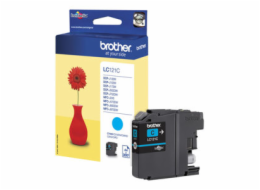 Brother LC121C - Azurová - originální - blistr - inkoustová cartridge - pro Brother DCP-J100, DCP-J105, DCP-J132W, DCP-J552DW, DCP-J752DW