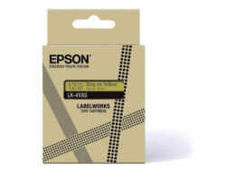 Epson Soft Yellow/Gray 12mm LK-4YAS, C53S672104