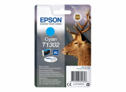 Epson T1302 - 10.1 ml - XL - azurová - originální - blistr s RF / akustickým alarmem - inkoustová cartridge - pro Stylus Office BX535, BX630, BX635, BX935; WorkForce WF-3520, 3530, 3540, 7015, 7515, 7