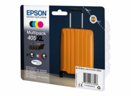 Epson 405XL Multipack - 4-balení - XL - černá, žlutá, azurová, purpurová - originální - blistr s RF / akustickým alarmem - inkoustová cartridge - pro WorkForce WF-7310, 7830, 7835, 7840; WorkForce Pro