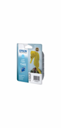 Epson T0485 - 13 ml - světle azurová - originální - blistr s RF / akustickým alarmem - inkoustová cartridge - pro Stylus DX3800; Stylus Photo R200, R220, R300, R320, R340, RX500, RX600, RX620, RX640