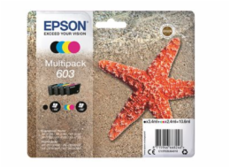 Epson 603 Multipack - 4-balení - černá, žlutá, azurová, purpurová - originální - blistr s RF / akustickým alarmem - inkoustová cartridge - pro Expression Home XP-2150, 2155, 3150, 3155, 4150, 4155; Wo