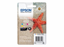 Epson 603 Multipack - 3-balení - žlutá, azurová, purpurová - originální - blistr s RF / akustickým alarmem - inkoustová cartridge - pro Expression Home XP-2150, 2155, 3150, 3155, 4150, 4155; WorkForce