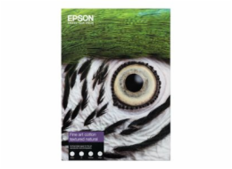 Epson Fine Art II - Bavlna - texturovaný matný - 515 mikronů - bílá (natural white) - A4 (210 x 297 mm) - 300 g/m? - 25 listy bavlněný papír