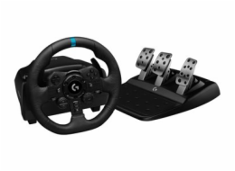 Logitech G923 - Volant a pedály - kabelové - černá - pro PC, Sony PlayStation 4