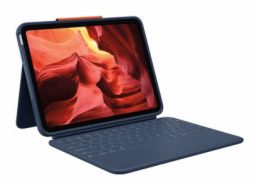Logitech Rugged Combo 4 - Klávesnice a pouzdro - Apple Smart connector - classic blue - pro Apple 10.9-inch iPad (10. generace)