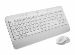 Logitech Signature MK650 Combo for Business - Klávesnice a sada myši - bezdrátový - Bluetooth LE - QWERTY - italská - bělavá