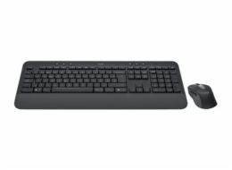 Logitech Signature MK650 Combo for Business - Klávesnice a sada myši - bezdrátový - Bluetooth LE - AZERTY - francouzská - grafit