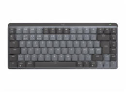 Logitech Master Series MX Mechanical Mini - Klávesnice - podsvícená - bezdrátový - Bluetooth LE - QWERTY - Skandinávské (dánština/finština/norština/švédština) - klávesový spínač: funkce Tactile Quiet 