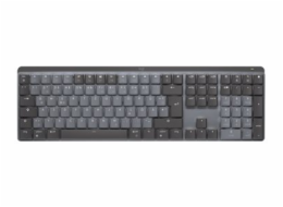 Logitech Master Series MX Mechanical - Klávesnice - podsvícená - bezdrátový - Bluetooth LE - QWERTY - Skandinávské (dánština/finština/norština/švédština) - klávesový spínač: funkce Tactile Quiet - gra