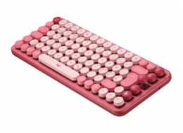 Logitech POP Keys - Klávesnice - bezdrátový - Bluetooth 5.1, Bluetooth LE - QWERTY - skandinávské jazyky - klávesový spínač: Brown Tactile - heart breaker