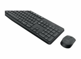 Logitech MK235 - Klávesnice a sada myši - bezdrátový - 2.4 GHz - skandinávské jazyky