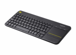 Logitech Wireless Touch Keyboard K400 Plus - Klávesnice - s touchpad - bezdrátový - 2.4 GHz - QWERTZ - maďarská - černá