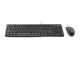 Logitech Desktop MK120 - Klávesnice a sada myši - USB - anglická