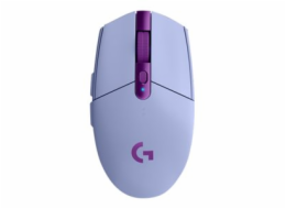 Logitech G G305 - Myš - optický - 6 tlačítka - bezdrátový - 2.4 GHz - bezdrátový přijímač USB - šeřík